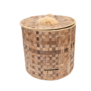 Laundry Basket Handwoven Laundry Basket light