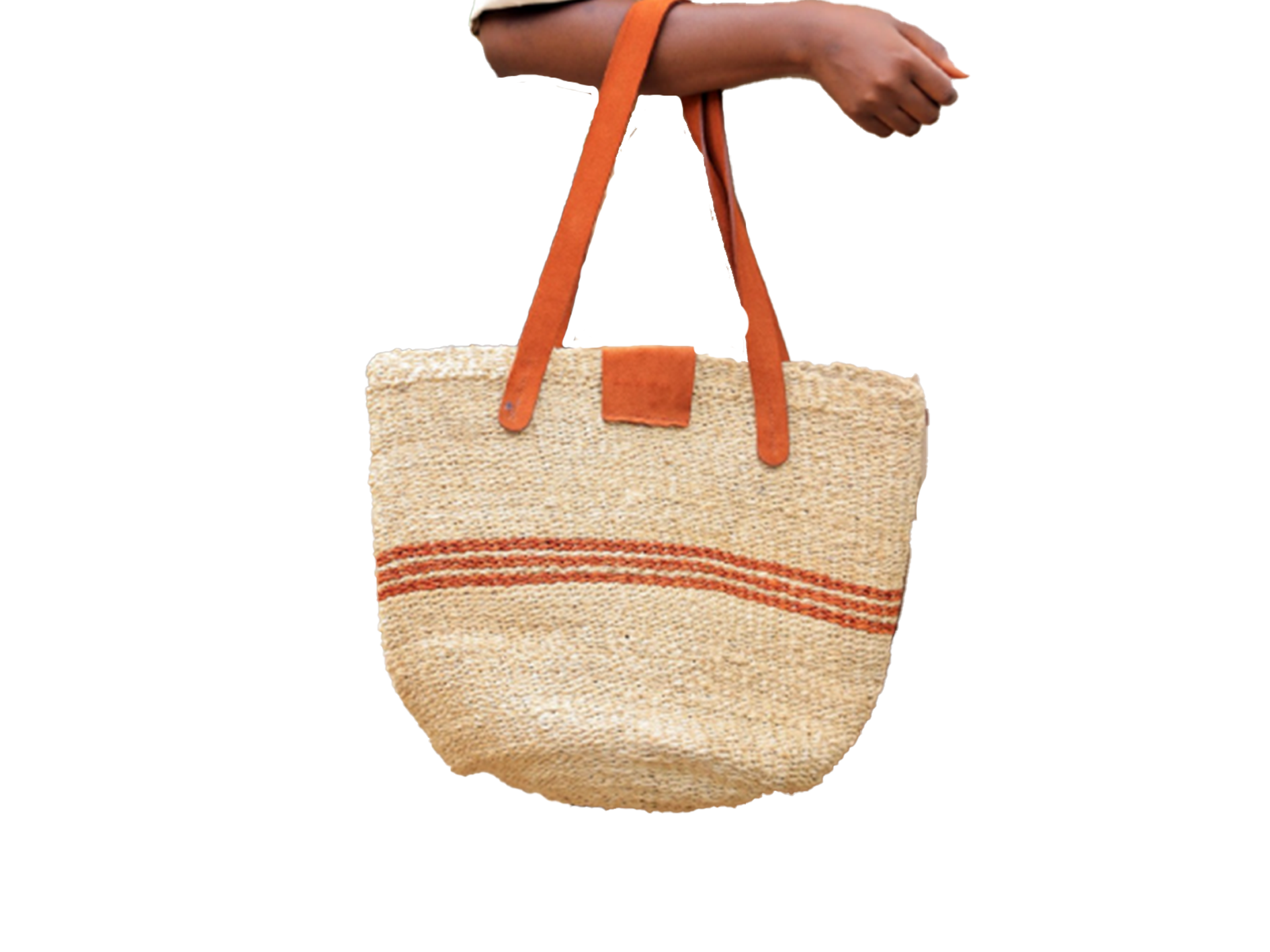 Light Brown -StripedHandbags
