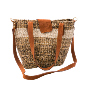 Handwoven Handbags, Nat-brown