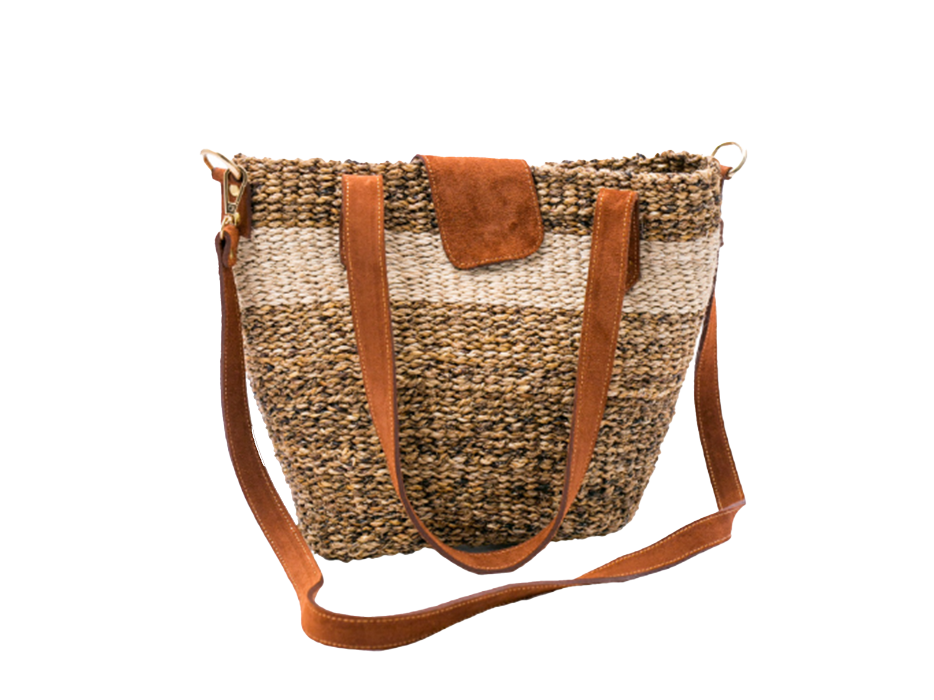 Handwoven Handbags, Nat-brown