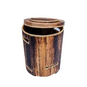 Banana Fibers Handwoven Laundry Basket- Round